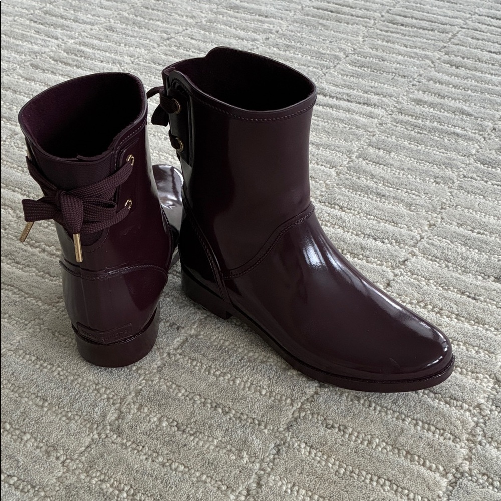 Michael Kors Dark Purple Winter Boots